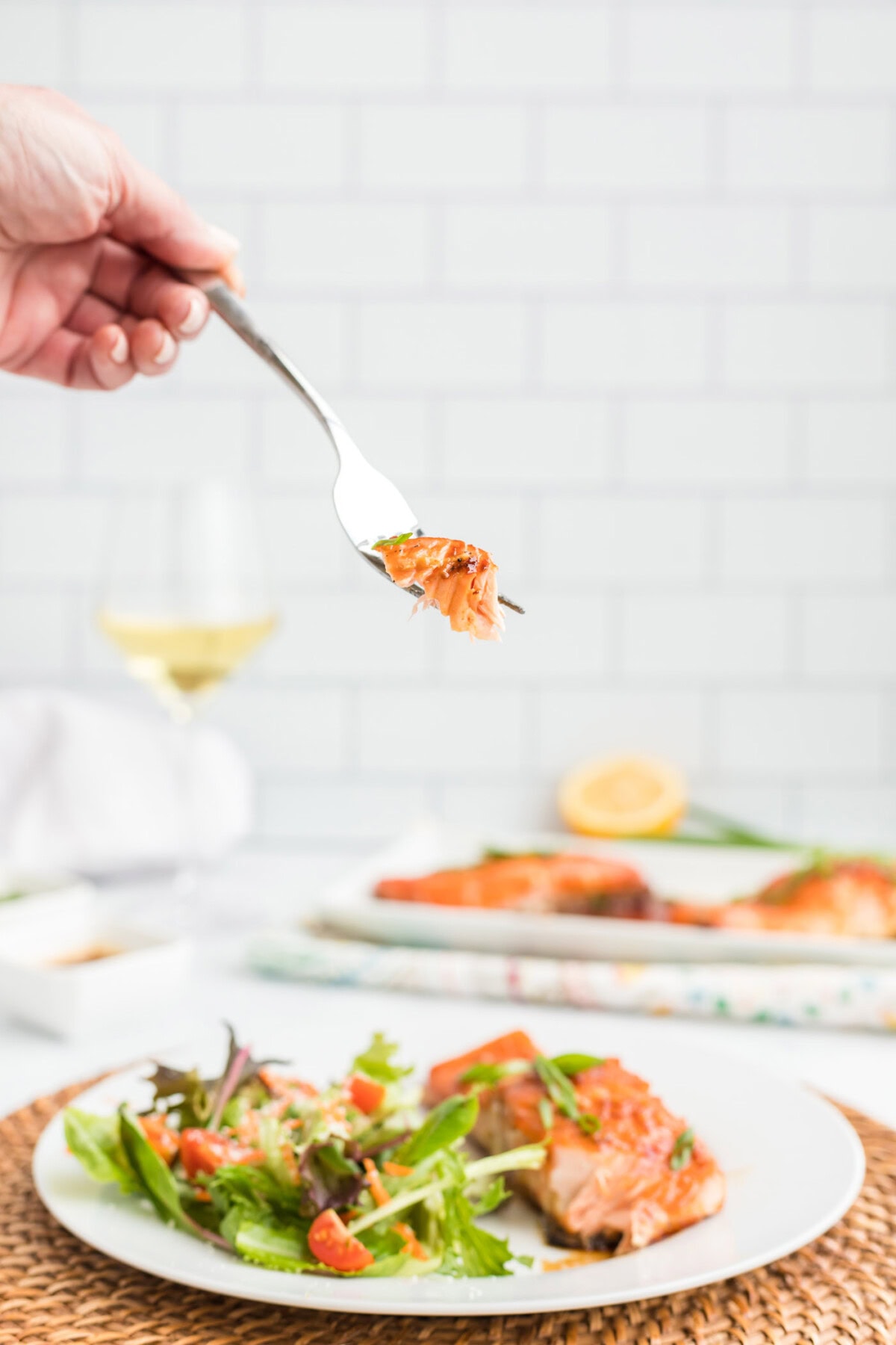fork of Maple Soy Salmon
