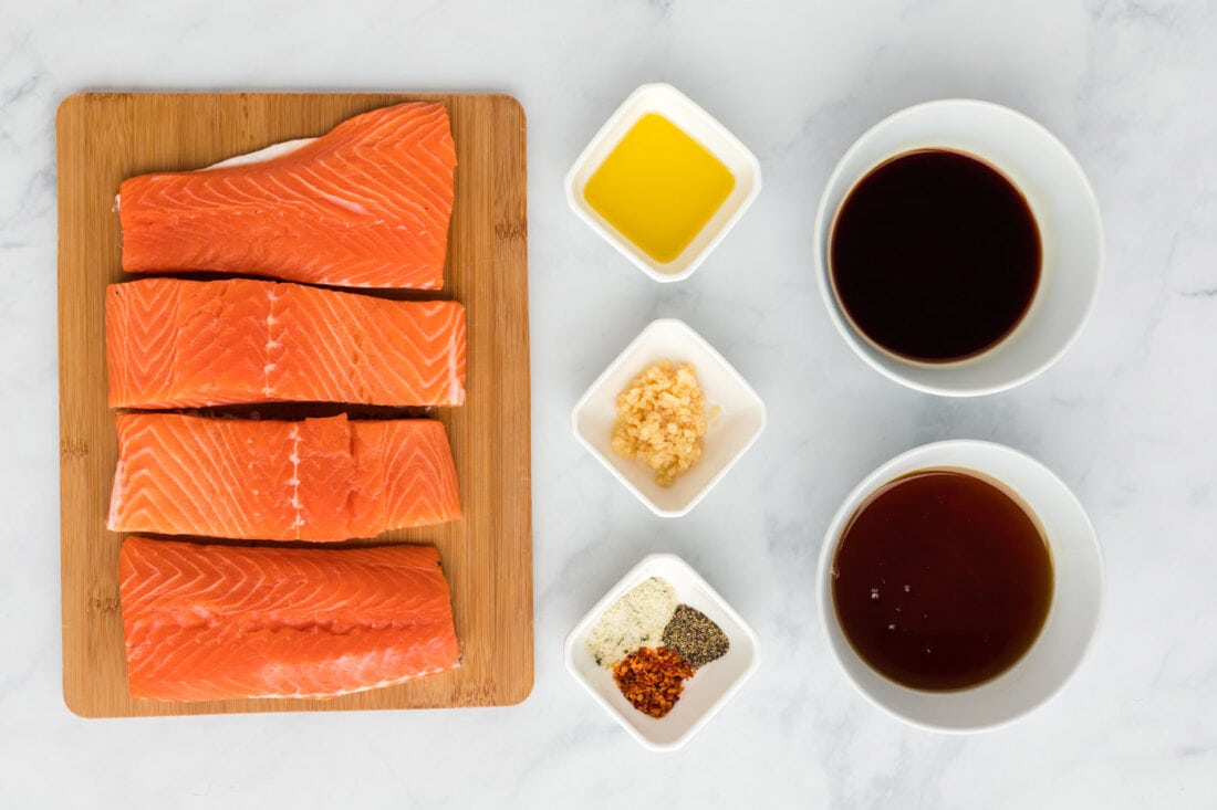 Maple Soy Salmon ingredients