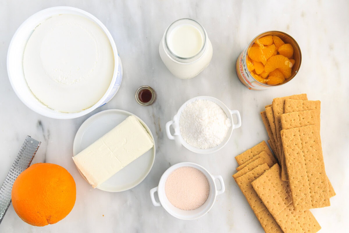 Orange Icebox Cake ingredients