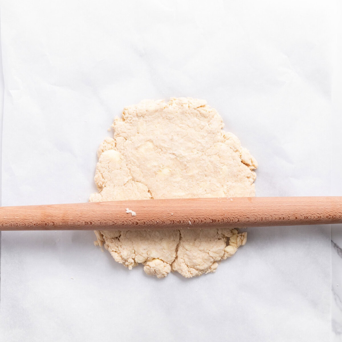 rolling biscuit dough 