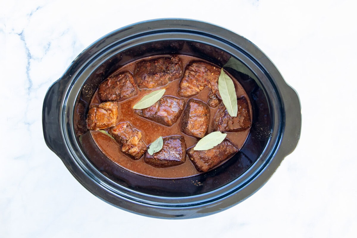 beef barbacoa in the crockpot