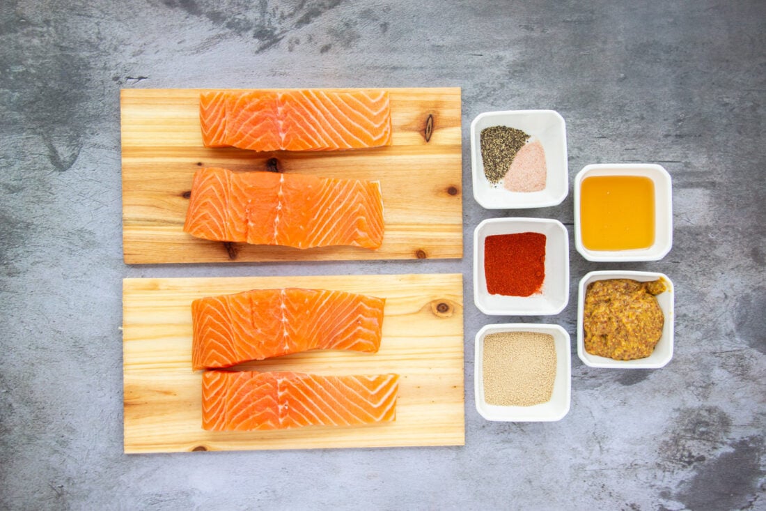 Cedar Plank Salmon ingredients