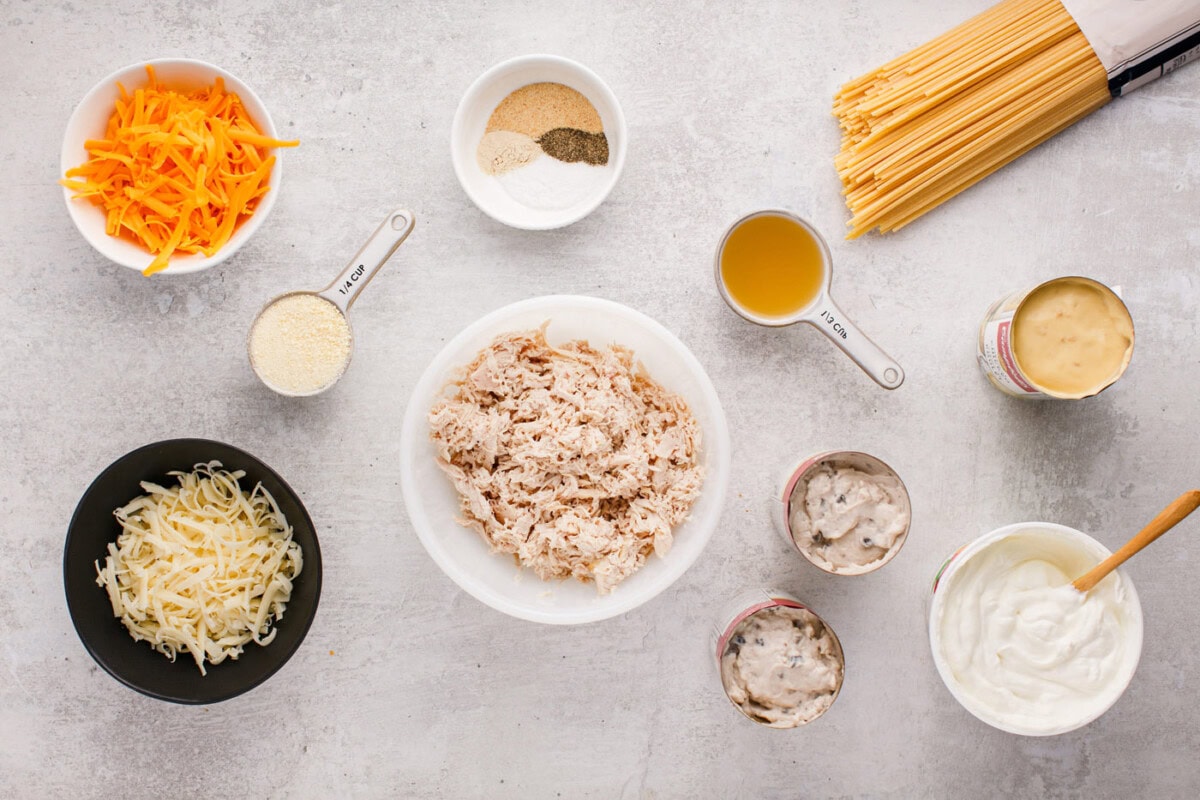 Chicken Tetrazzini ingredients