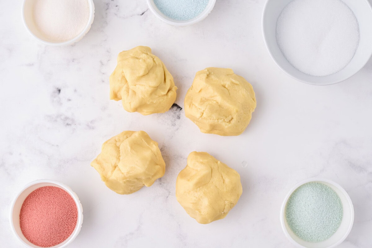 sugar cookie dough balls