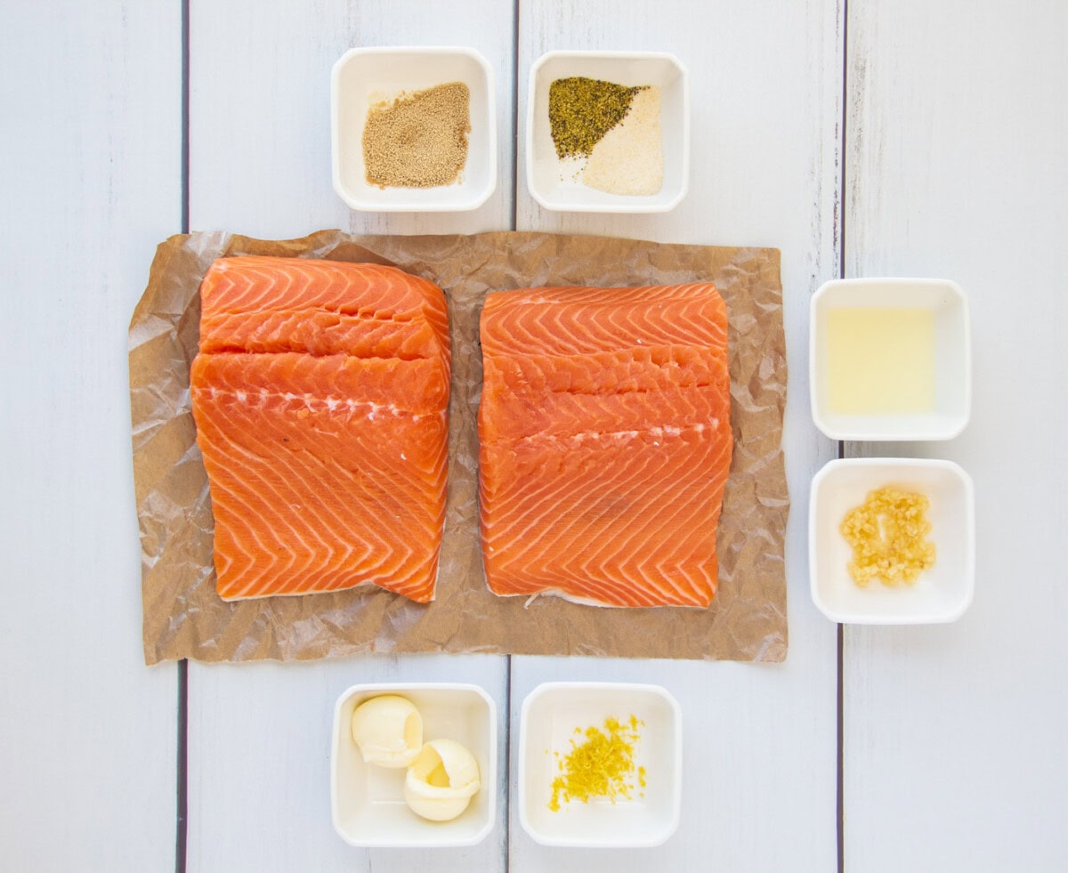 Lemon Salmon ingredients