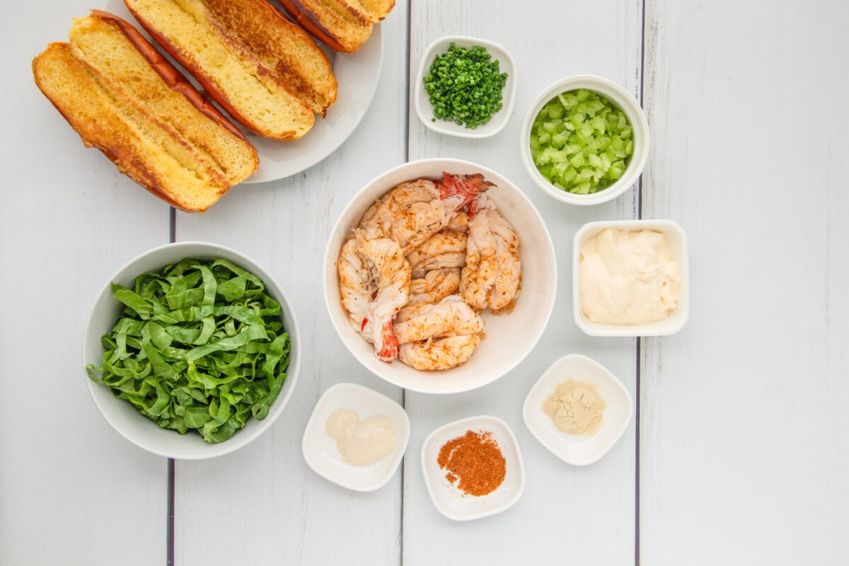 Lobster Roll ingredients
