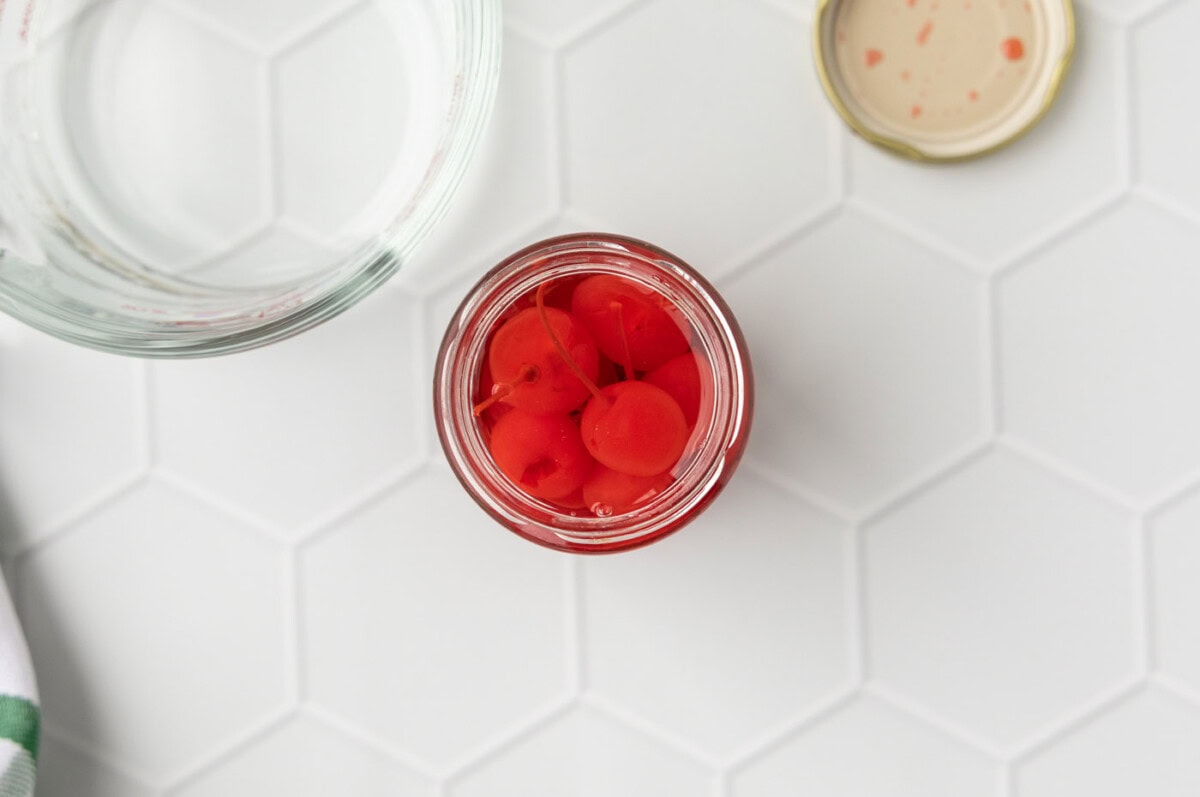 vodka infused maraschino cherries