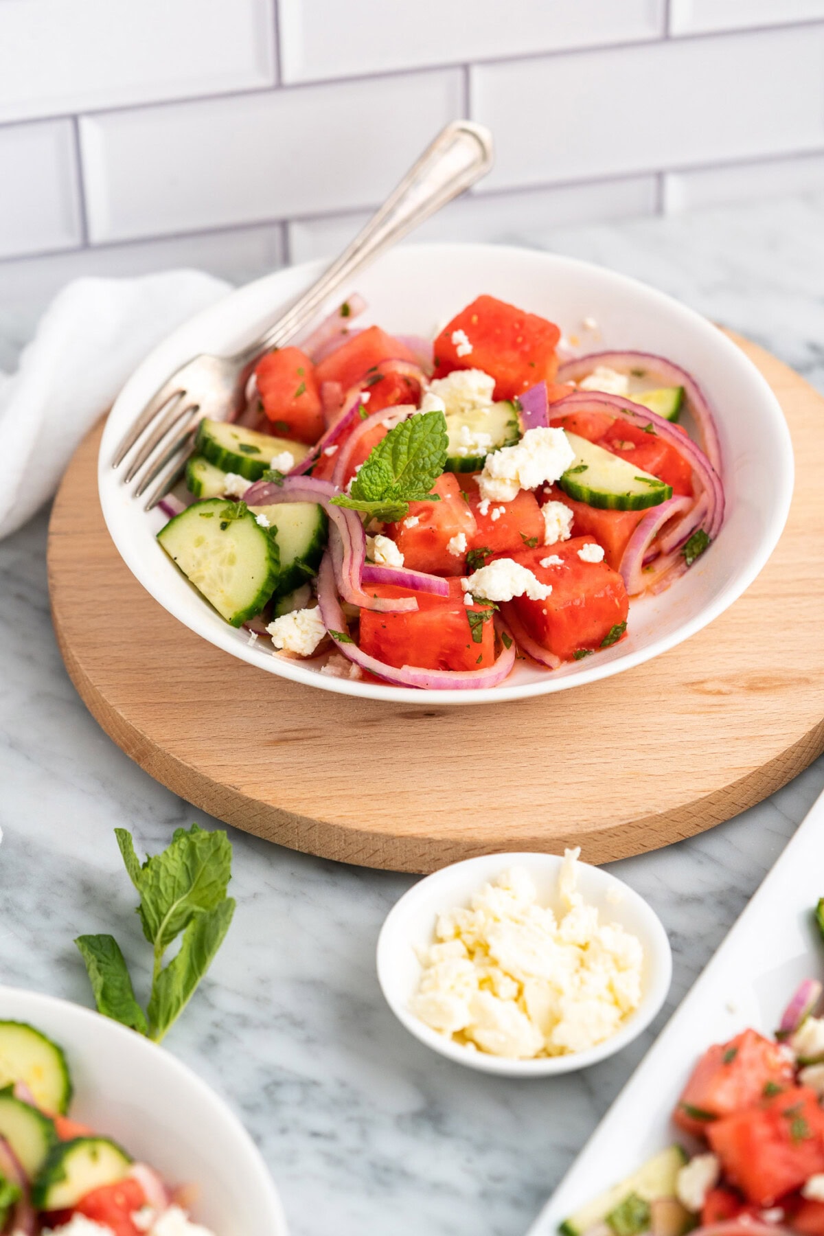 bowl of Watermelon Salad