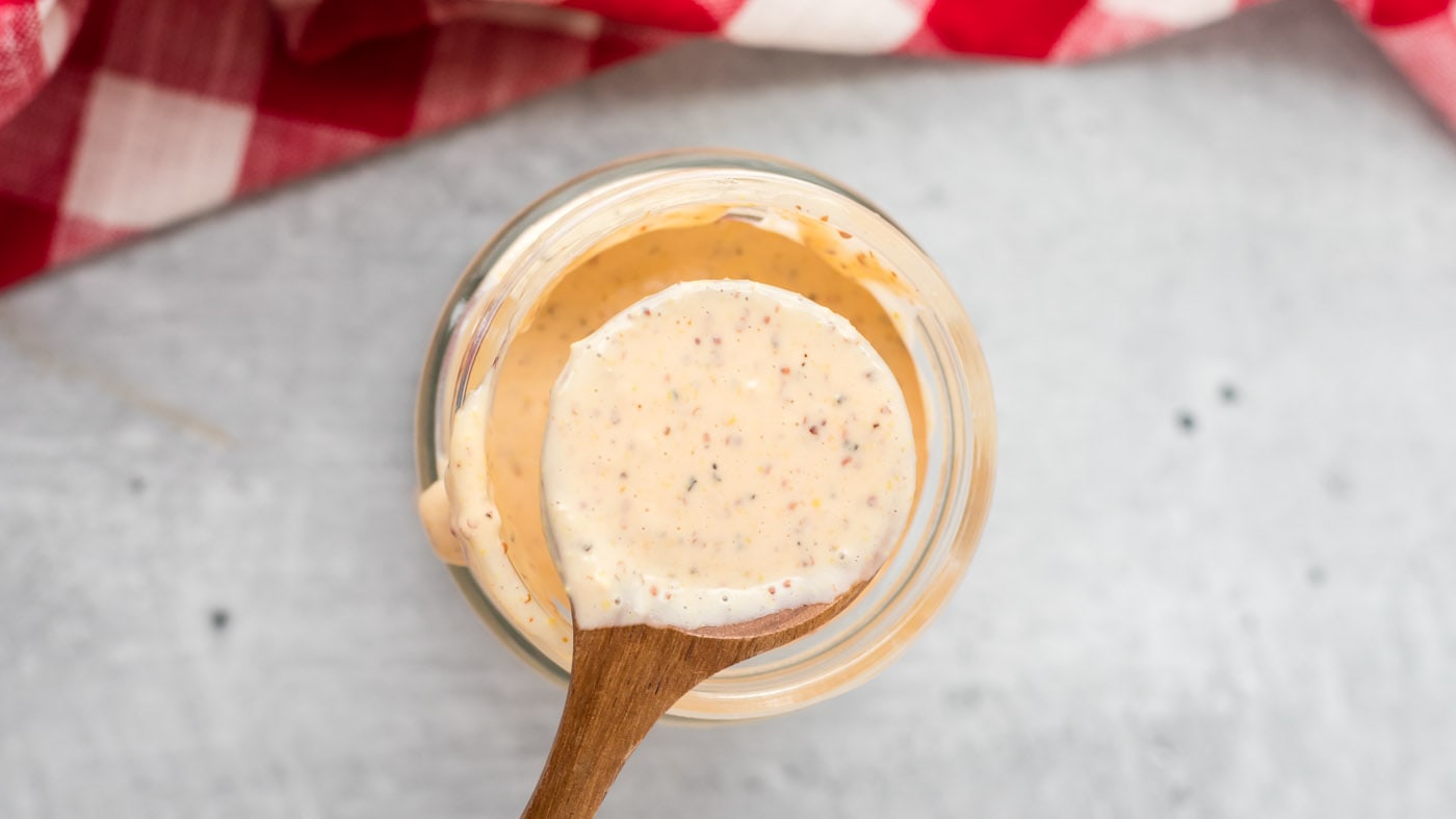Alabama white sauce has a creamy mayo base that's tangy, zesty, and perfectly spiced with apple cide