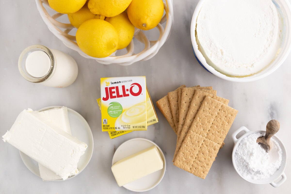Lemon Lush Trifle ingredients