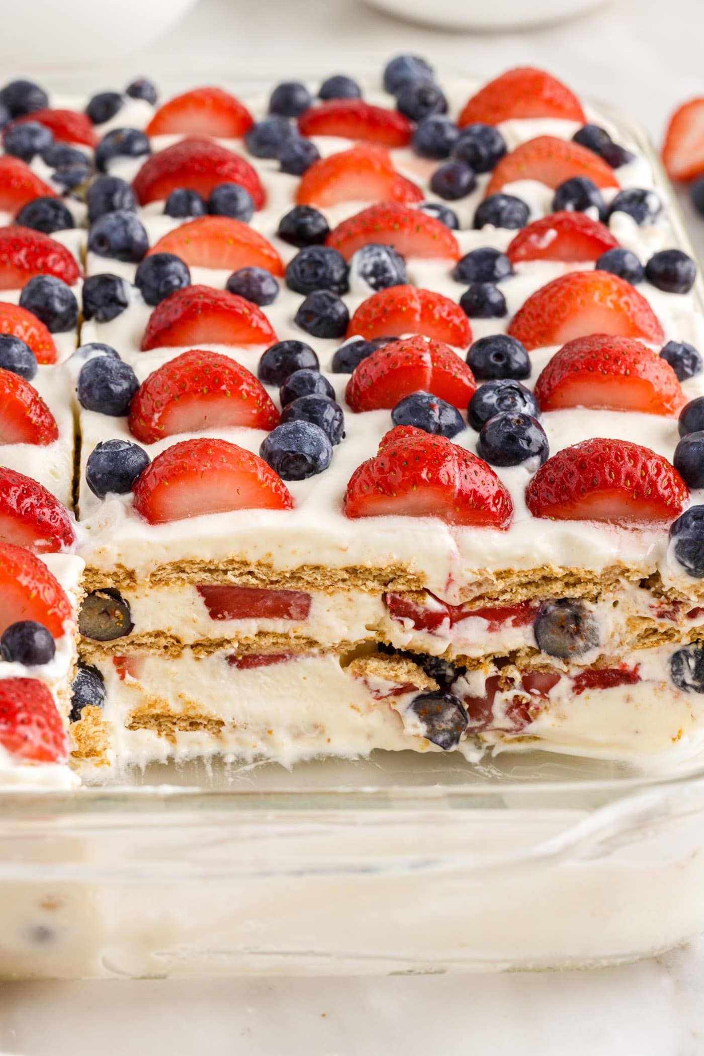 Mixed Berry Icebox Cake Amanda's Cookin' No Bake Desserts