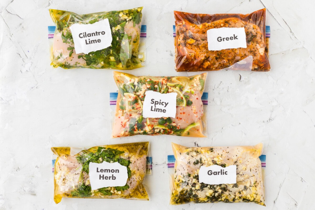 5 different chicken marinades