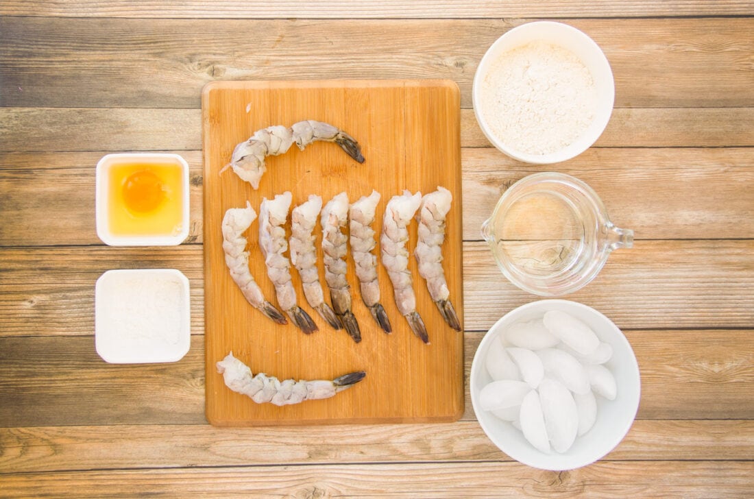 Crispy Shrimp ingredients