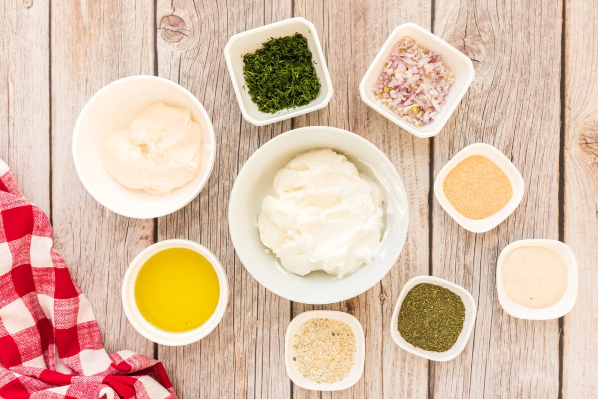 Dill Dip ingredients