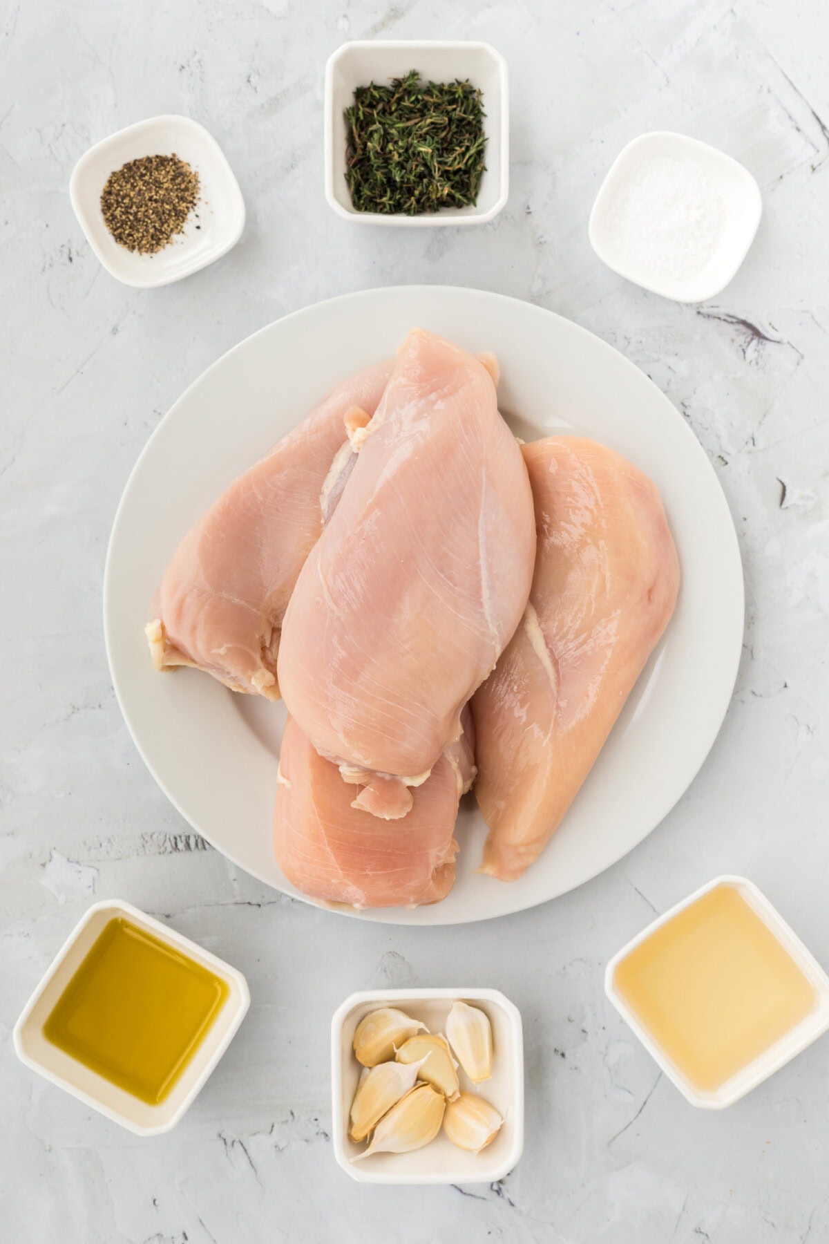 Garlic Chicken Marinade ingredients