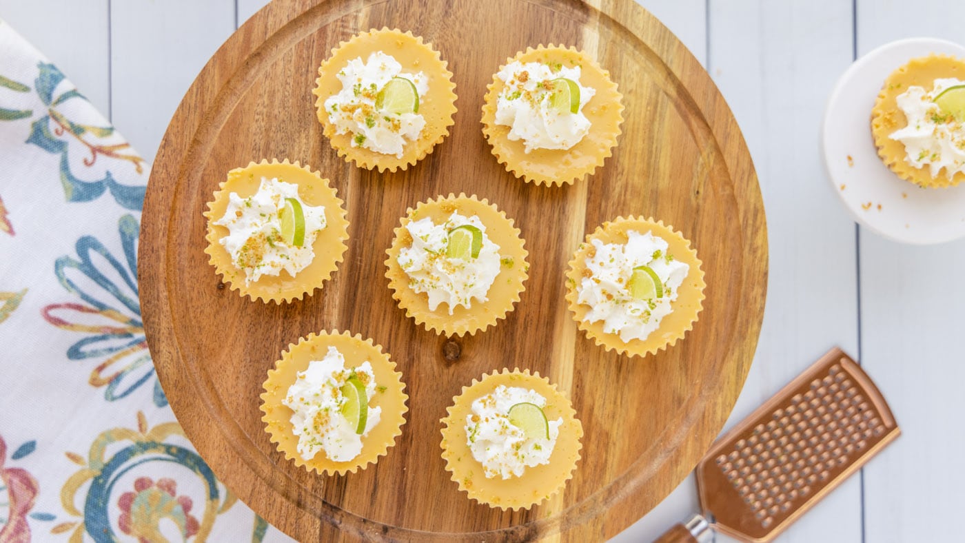 Sink your teeth into a citrus-flavored cloud of creamy-tart bliss! Mini key lime pies are easy to ma