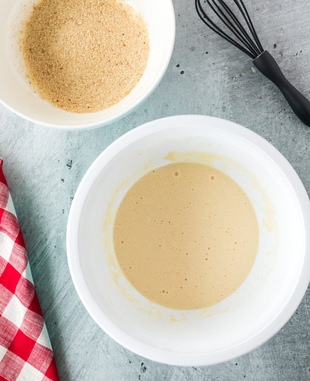 onion ring batter in a bowl