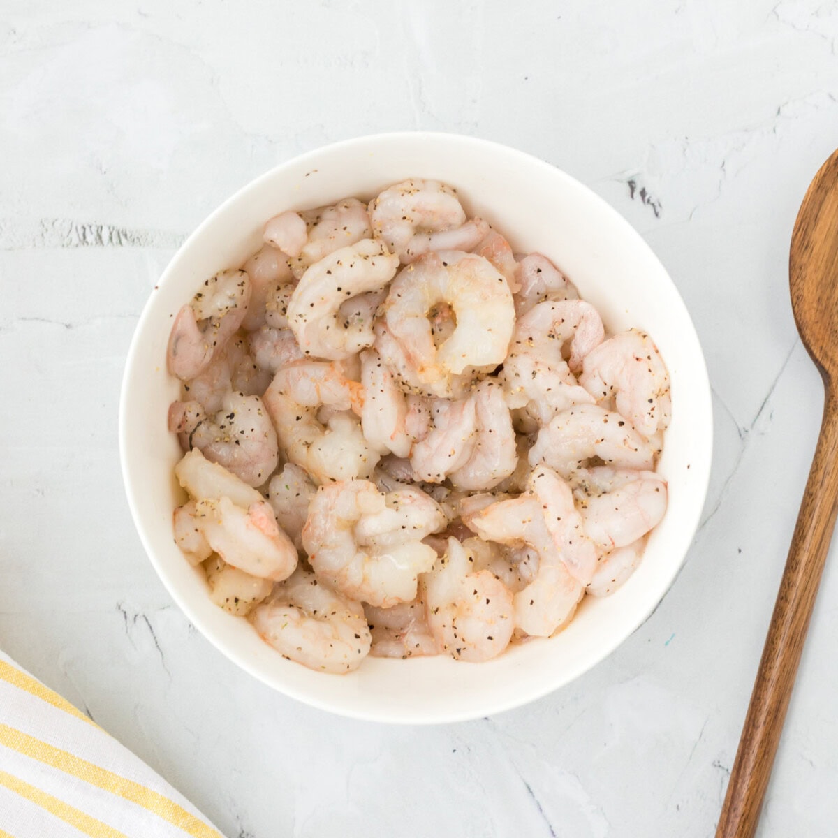 seasoned shrimp in a bowl
