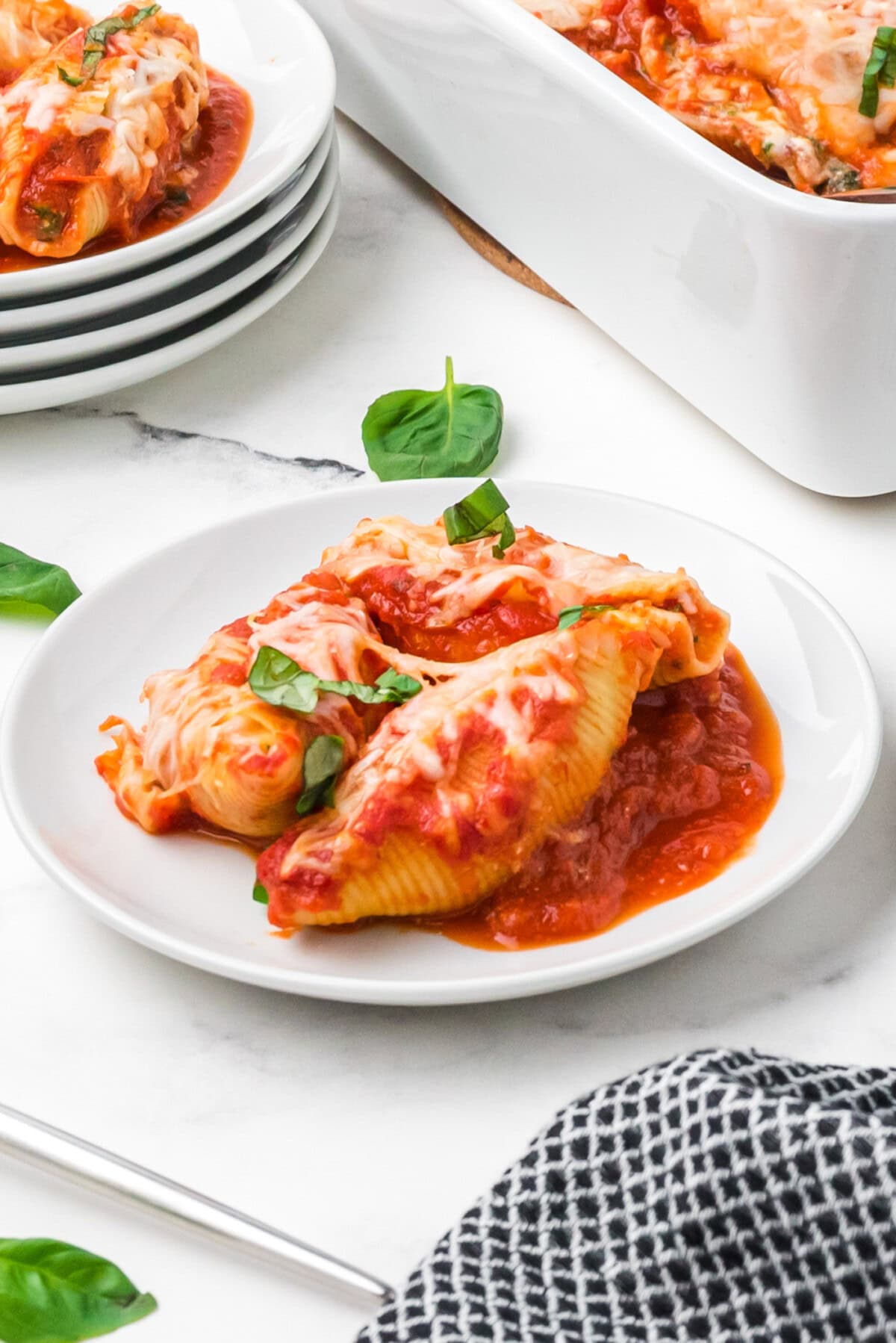 plate of Stuffed Shells