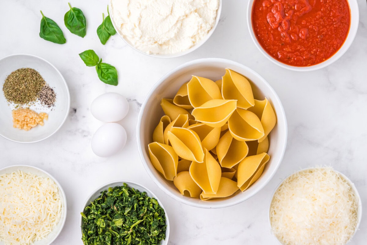 Stuffed Shells ingredients