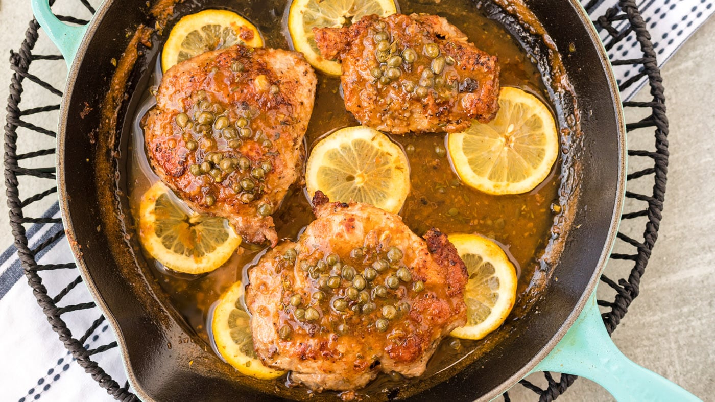 Veal piccata is something you'd order at a nice restaurant, but it's quick and easy enough to make r