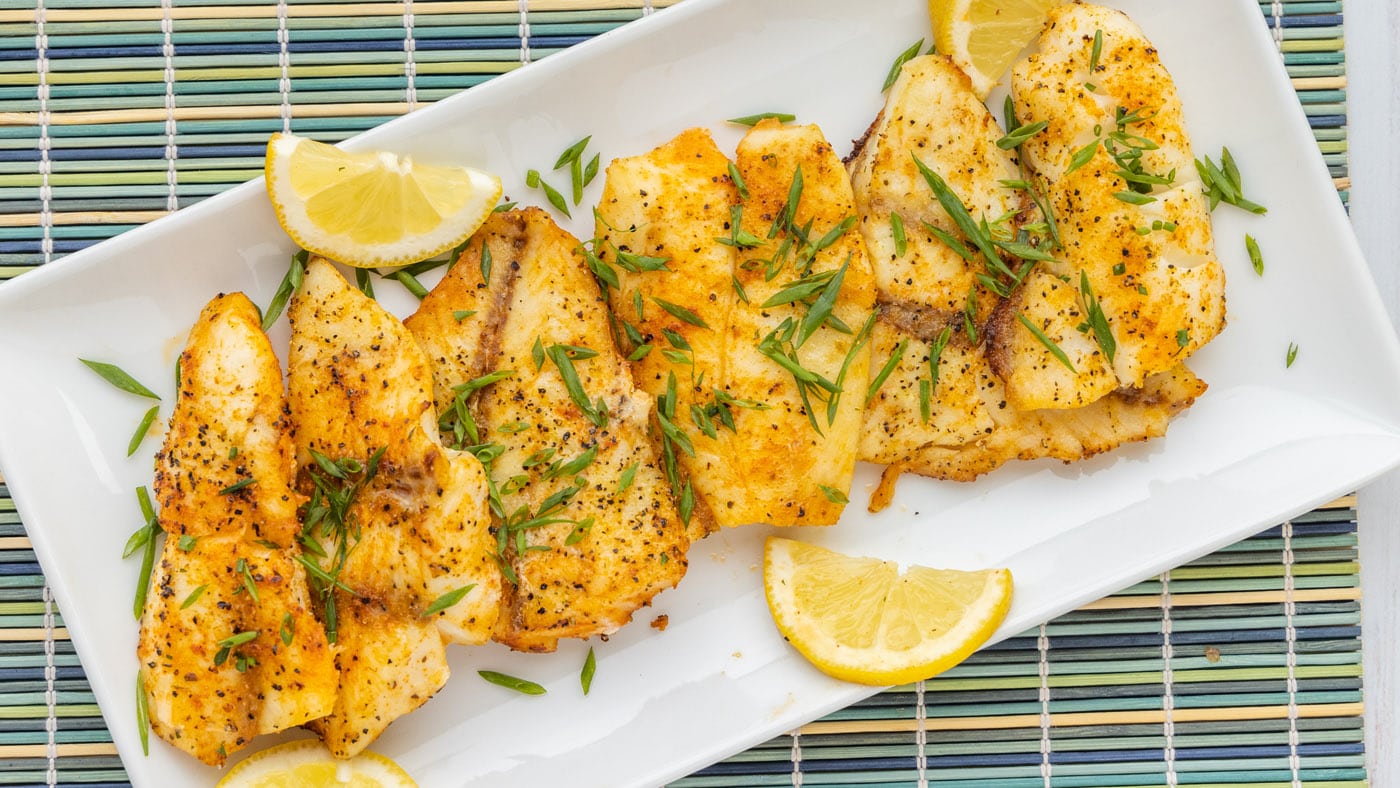 Orange roughy is a mild flavored fish that is flakey and moist when baked properly. Thanks to its mi