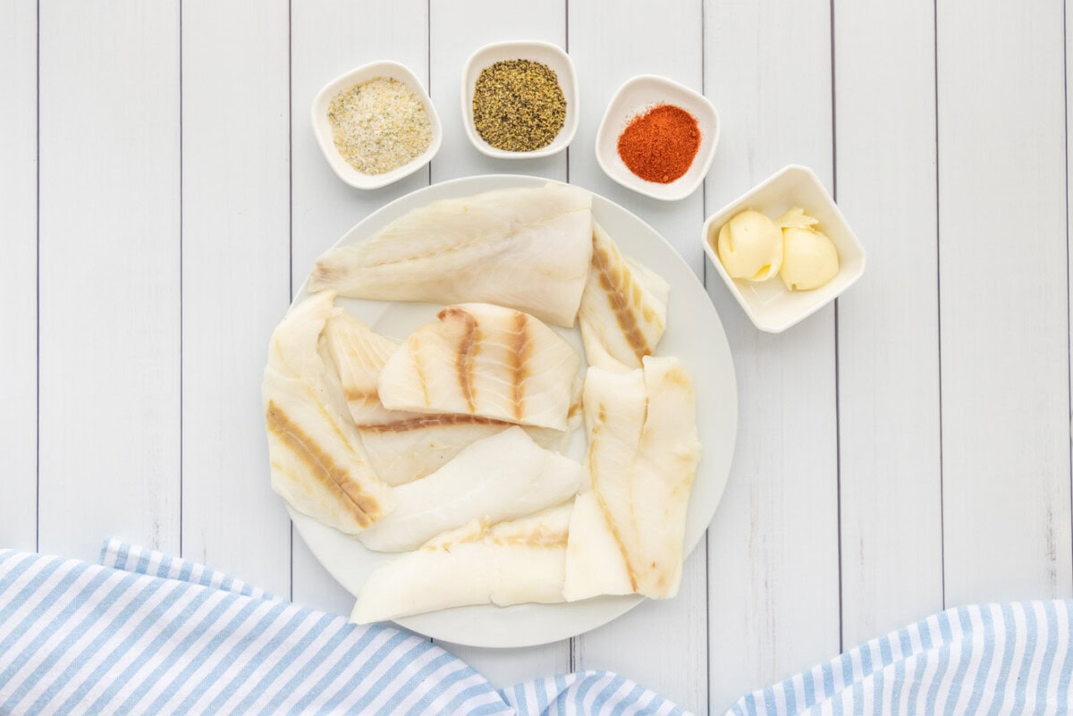 ingredients for Baked Orange Roughy