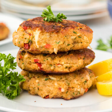 Crab Cakes on plate