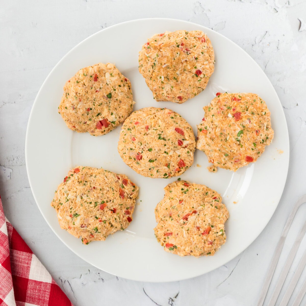 crab cake patties on a plate