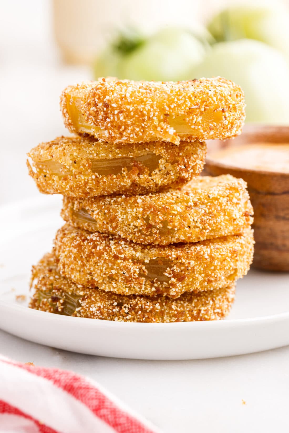 stack of Fried Green Tomatoes