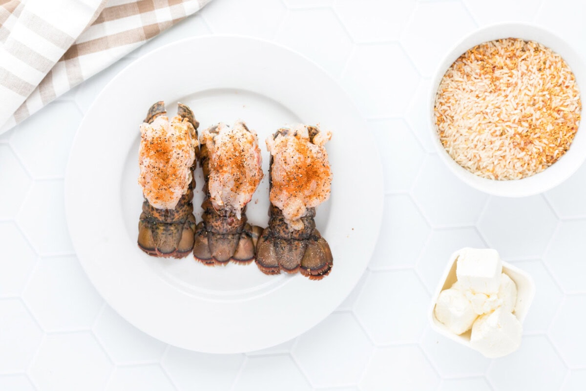 old bay seasoned lobster tails