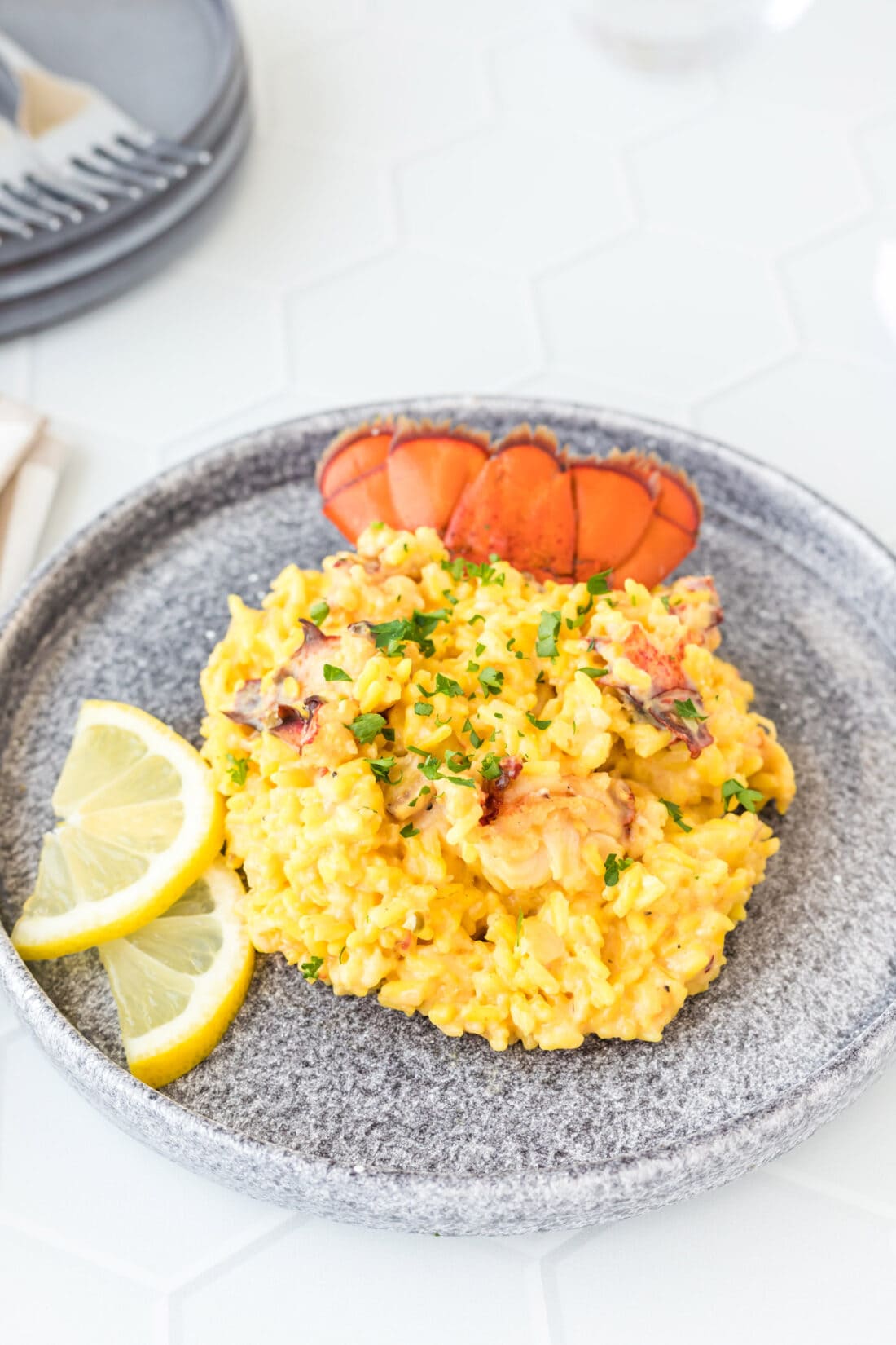 plate of Lobster Risotto