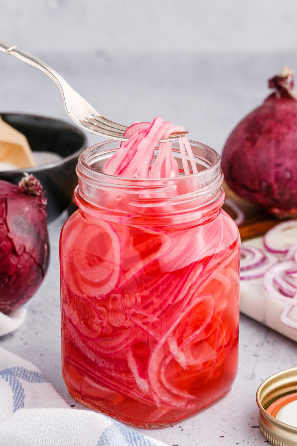 Pickled Onions in a jar