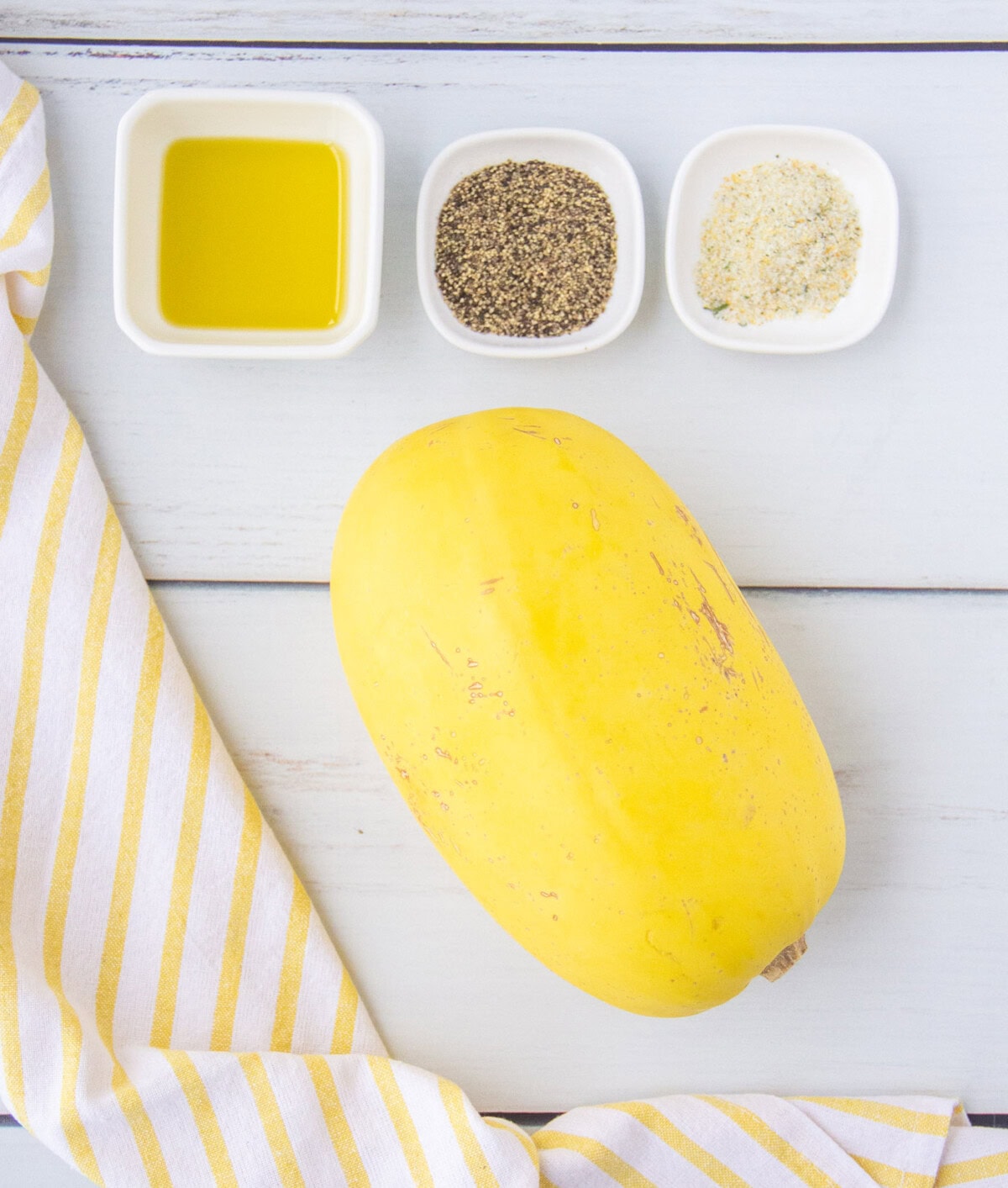 ingredients to make Baked Spaghetti Squash