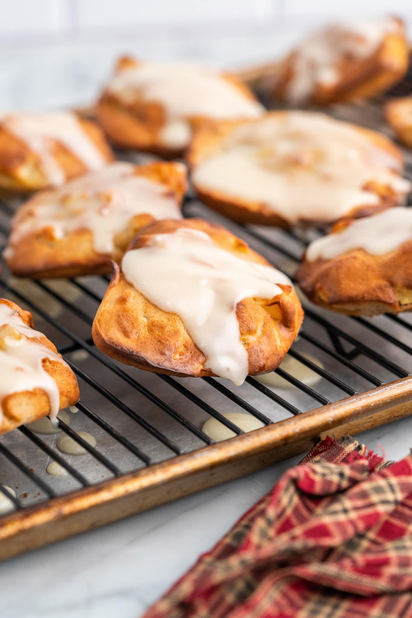 Air Fryer Apple Fritters - Amanda's Cookin' - Air Fryer Recipes