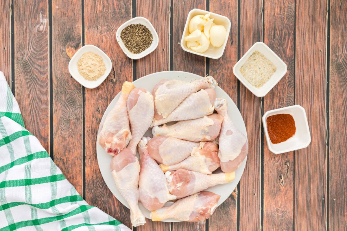 ingredients for Baked Chicken Legs