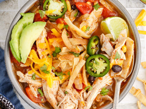 Spicy Chicken Tortilla Soup – Pat Cooks