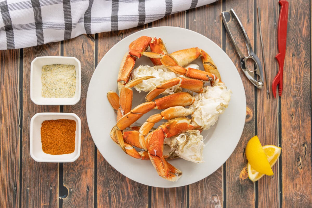 ingredients for making Dungeness Crab Legs