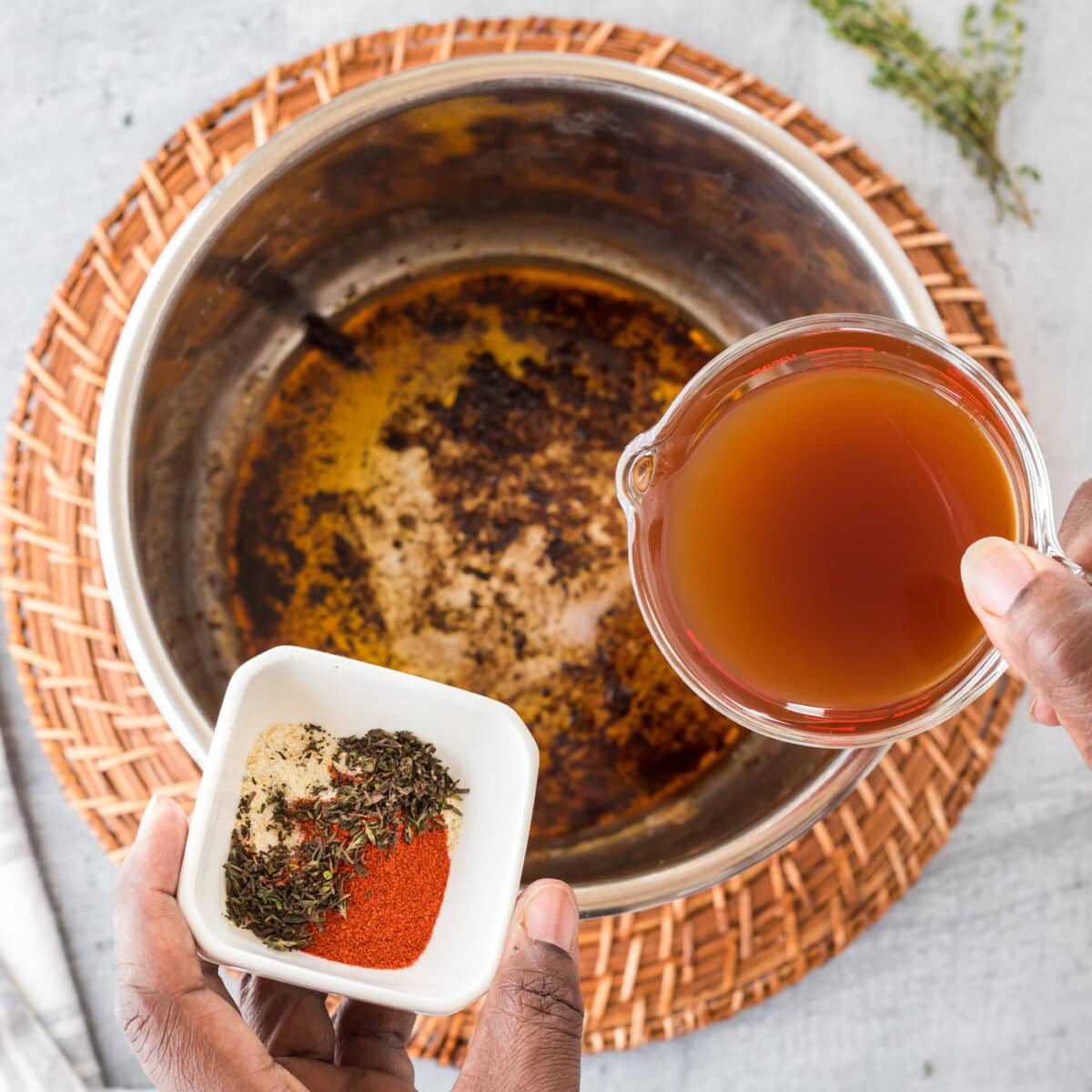 beef short rib broth in the instant pot