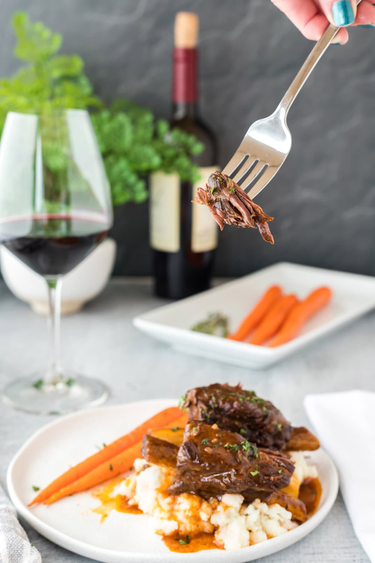 a for full of Instant Pot Beef Short Ribs