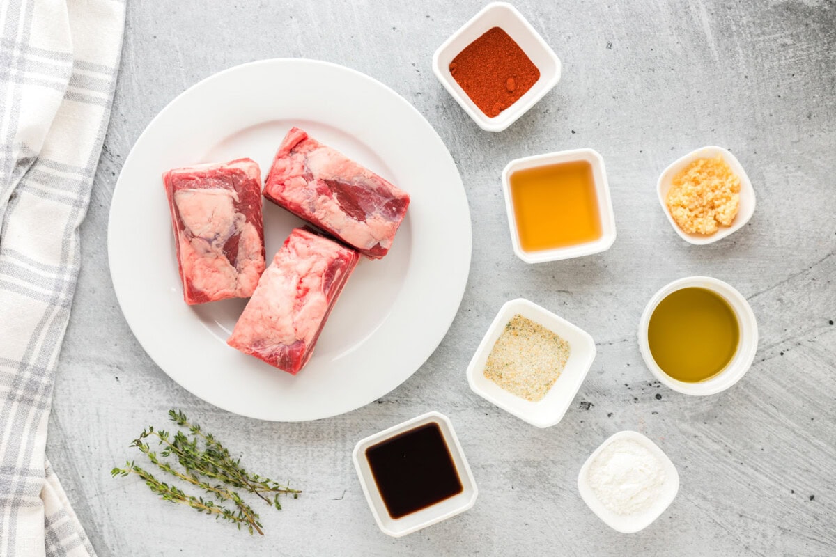 Instant Pot Beef Short Ribs ingredients
