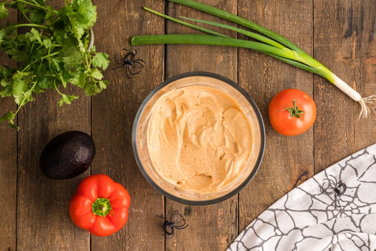 Spider Web Taco Dip - Amanda's Cookin' - Apps & Finger Foods