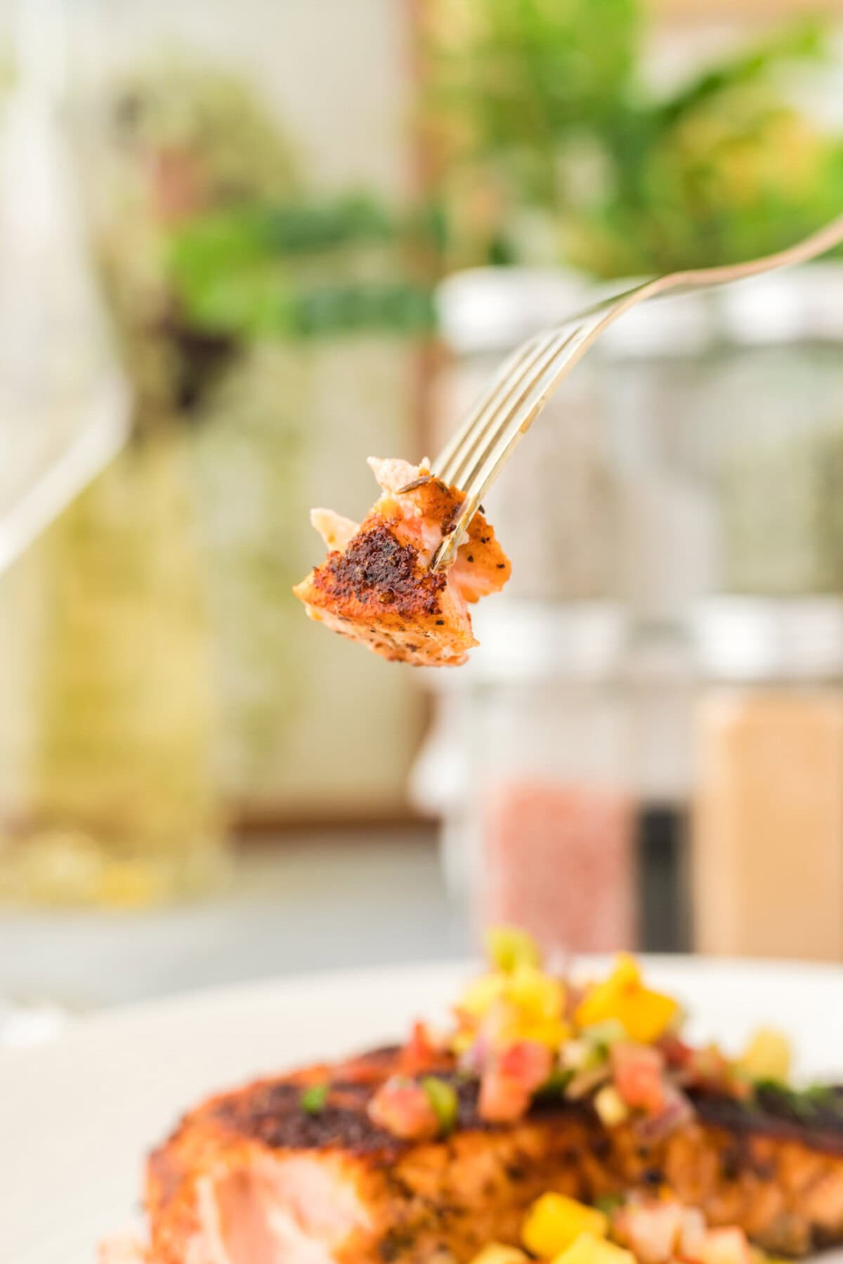 fork of Blackened Salmon