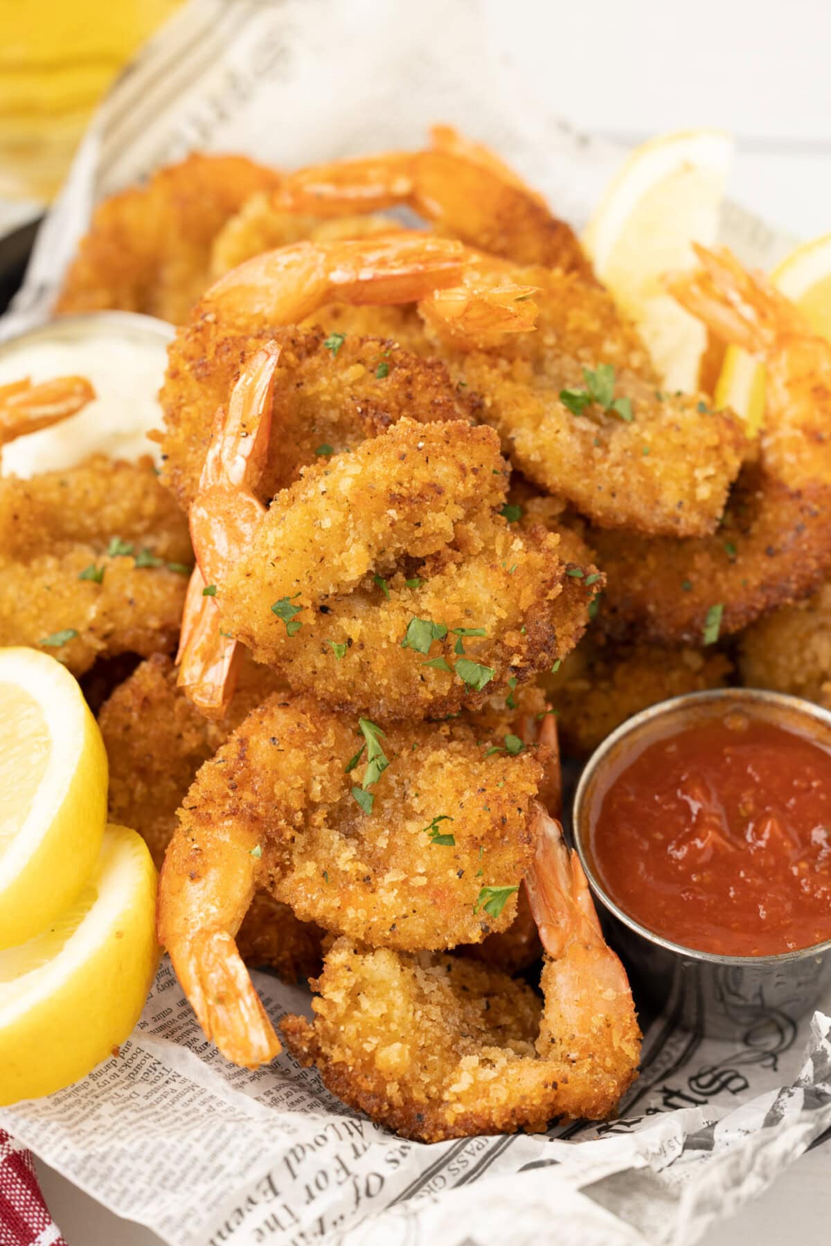 basket of Butterfly Shrimp