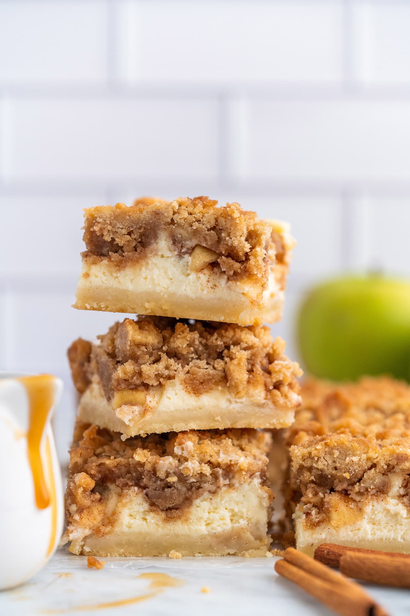 Caramel Apple Cheesecake Bars Amanda S Cookin Cookies Brownies   Caramel Apple Cheesecake Bars X01 