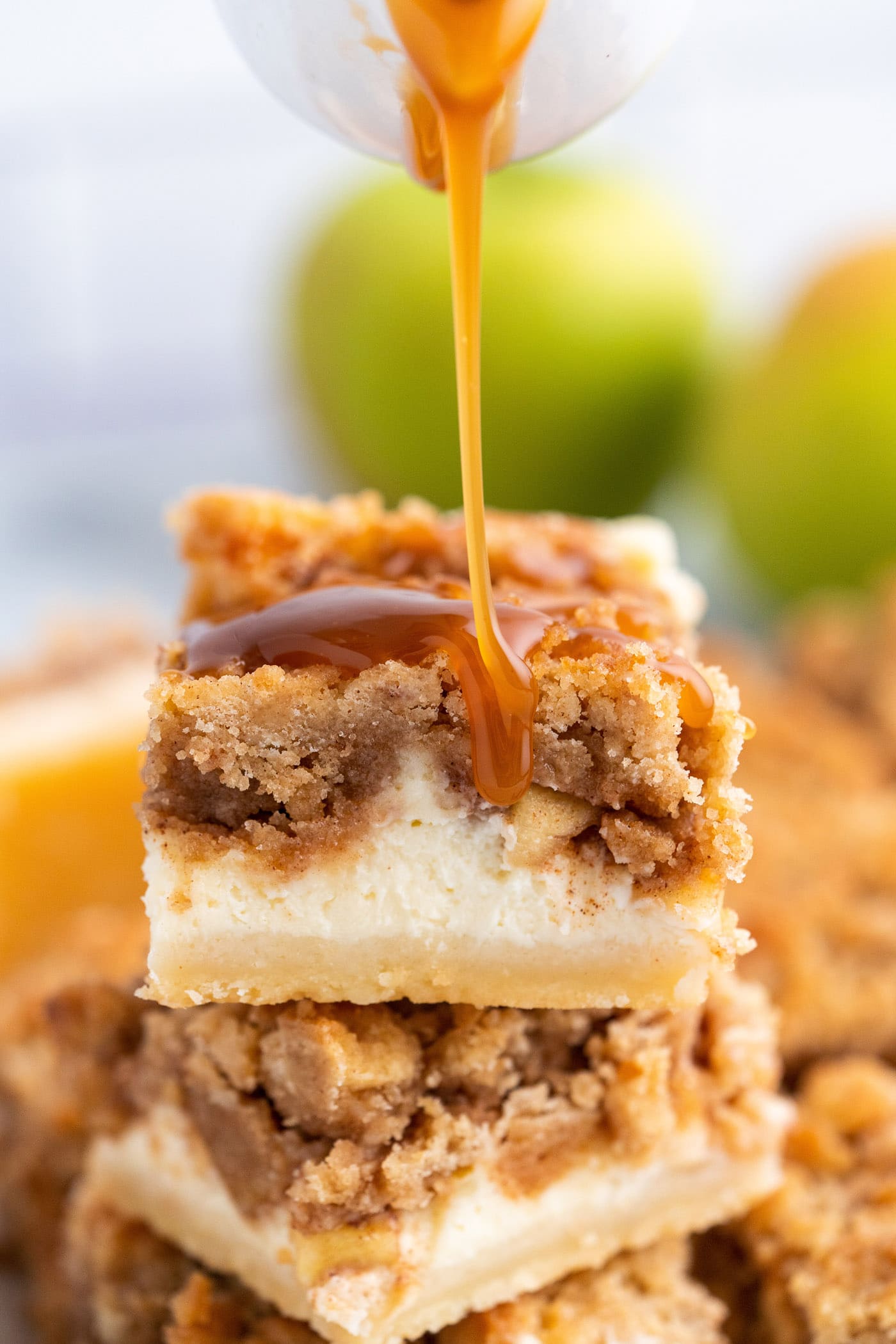 Caramel Apple Cheesecake Bars Amanda S Cookin Cookies Brownies   Caramel Apple Cheesecake Bars X03 