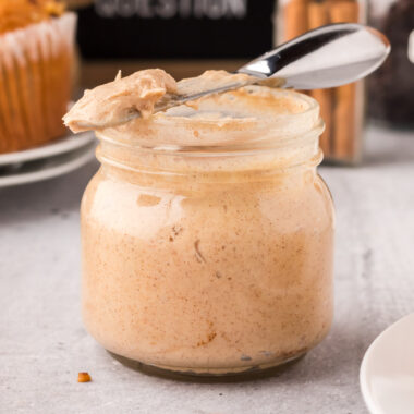 Cinnamon Honey Butter in a jar