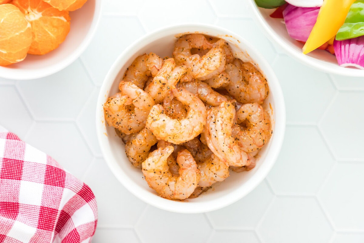 seasoned shrimp in a bowl