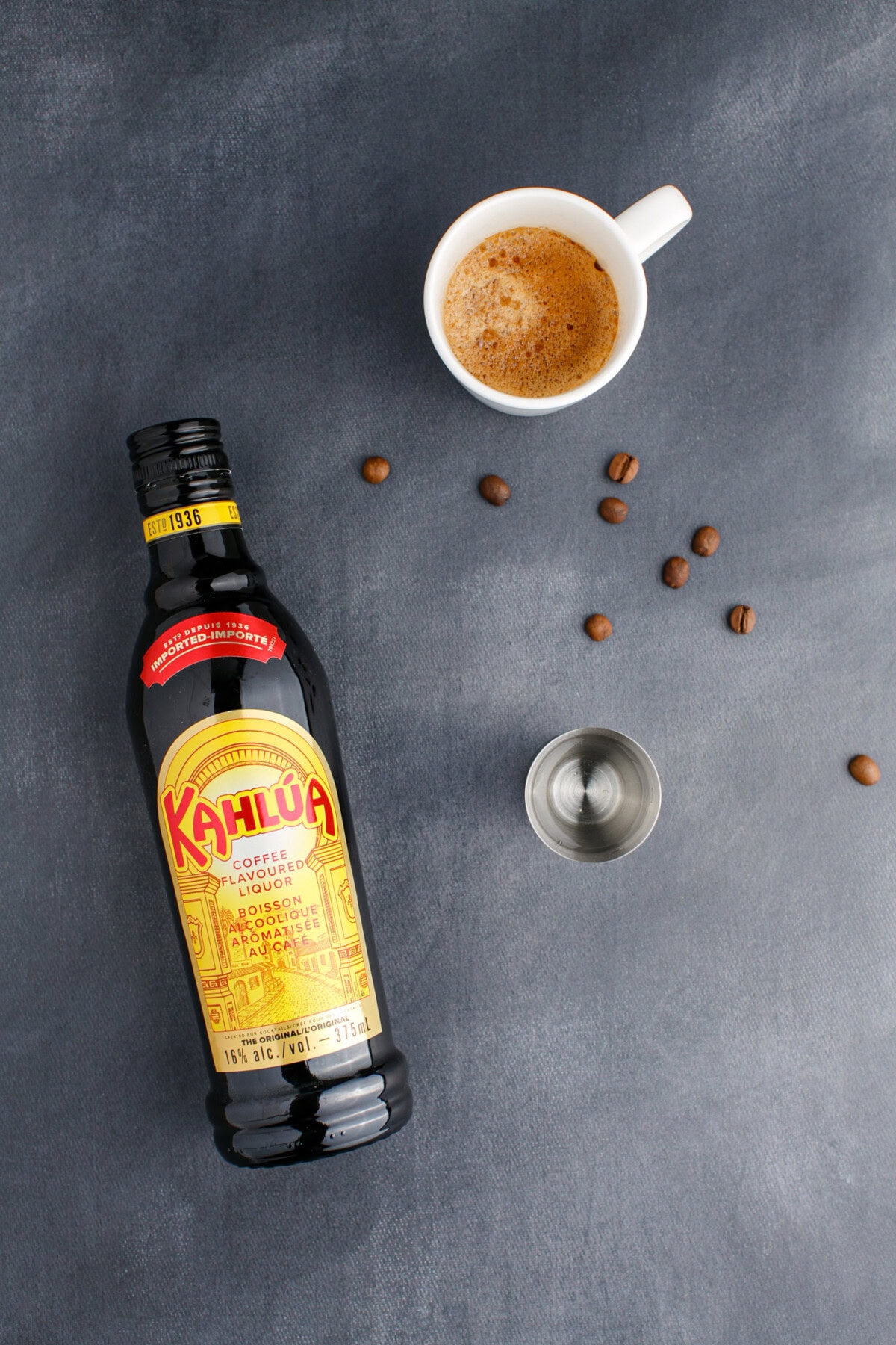ingredients needed to make an Espresso Martini
