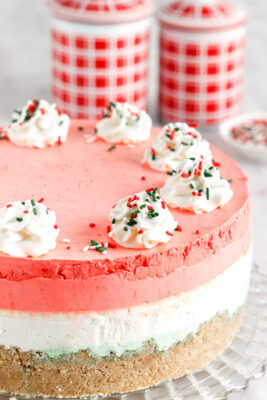 Layered Jello Pie - Amanda's Cookin' - Christmas